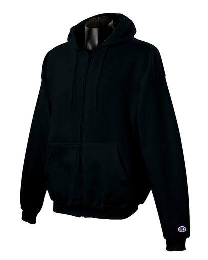 Champion Double Dry Action Fleece Full Zip Hood Black