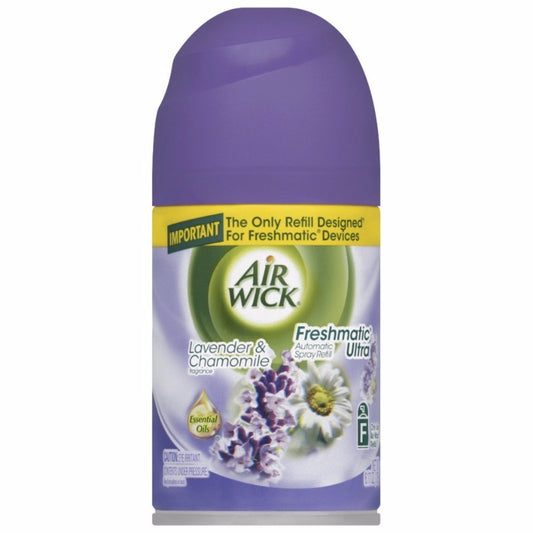 Air Wick Freshmatic Automatic Spray Air Freshener, Lavender and Chamomile Scent, 1 Refill, 6.17 Ounce (Pack of 7)
