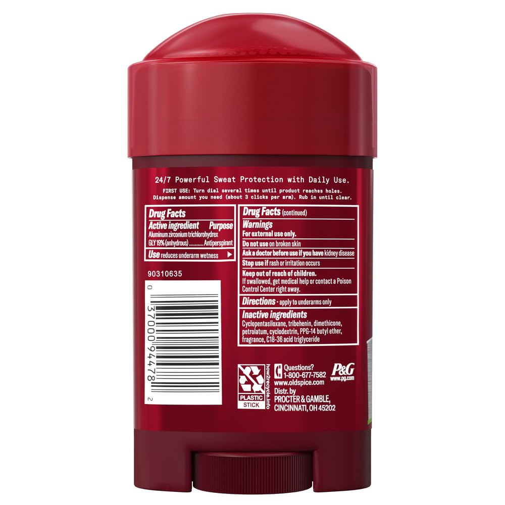 Old Spice Anti-Perspirant 2.6 Ounce Extra Fresh Soft Solid, 2.6 Ounce (Pack of 6)