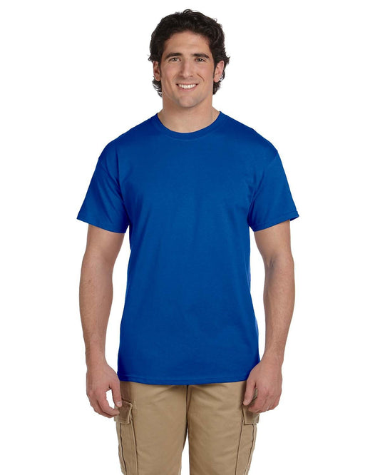 Fruit of the Loom 5 oz., 100% Heavy Cotton HD T-Shirt, 3XL, ROYAL
