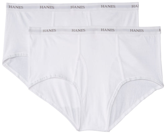 Hanes Mens Big Briefs - Sizes (Pack Of 4), White, XXX-Large