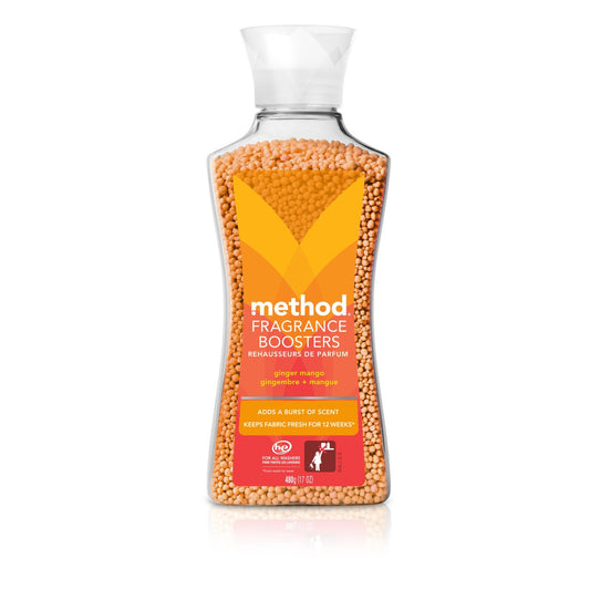 Method Fragrance Booster, Ginger Mango, Keeps Clothes Fresh For Up to 12 weeks, 14.8 Ounces (Pack of 6)