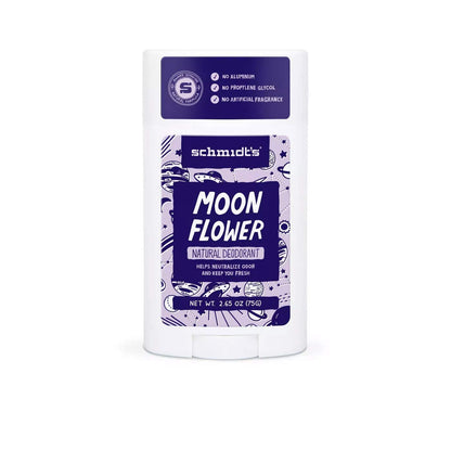 Schmidt's Moon Flower Natural Deodorant Stick 2.65 Ounce (2 Pack)