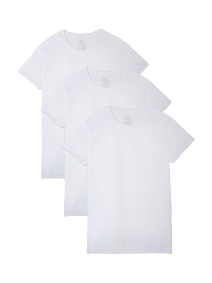 Fruit of the Loom mens Breathable Cotton Undershirts (Regular and Big & Tall) Underwear, Tall Man - White, X-Large US