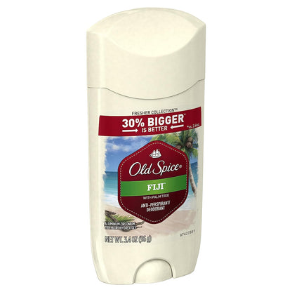 Old Spice Fresher Collection Men's Anti-Perspirant and Deodorant, Fiji Scent - 3.4 Oz