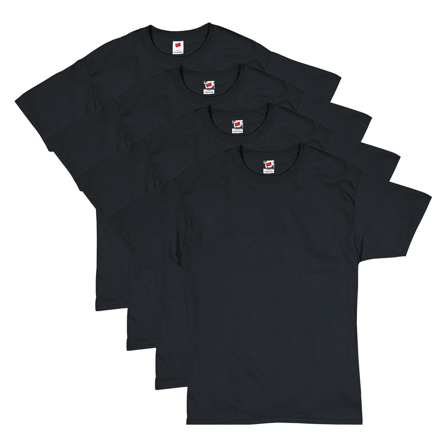 Hanes mens Essentials Short Sleeve T-shirt Value Pack (6-pack) fashion t shirts, White, XX-Large US