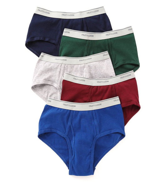 Fruit of the Loom 5 Pack Solid Fashion Brief (5P4609) S/Assorted