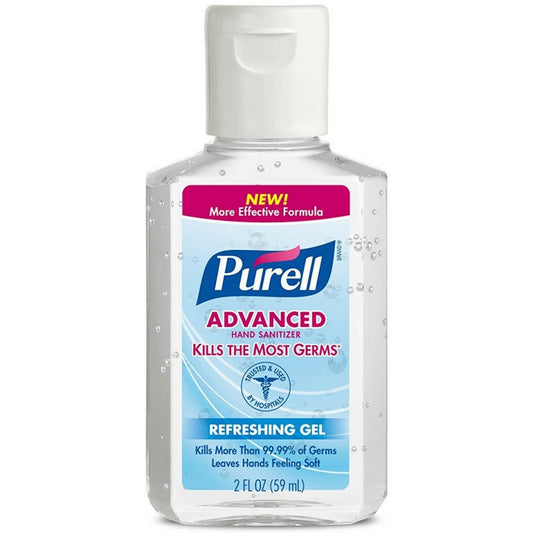 Purell Advanced Hand Sanitizer Refreshing Gel 2 oz (Pack of 12)