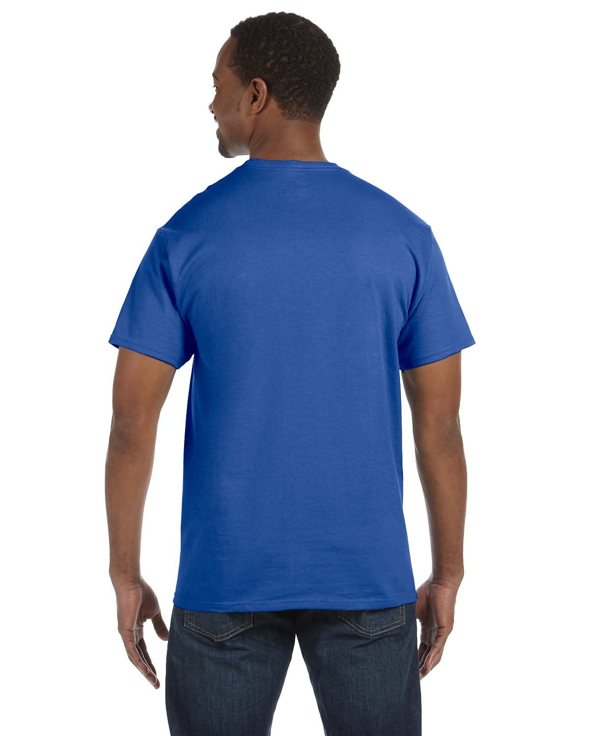 Jerzees Mens DRI-POWER Active Short Sleeve Crew T-Shirt, JZ29MR, 2X, Royal