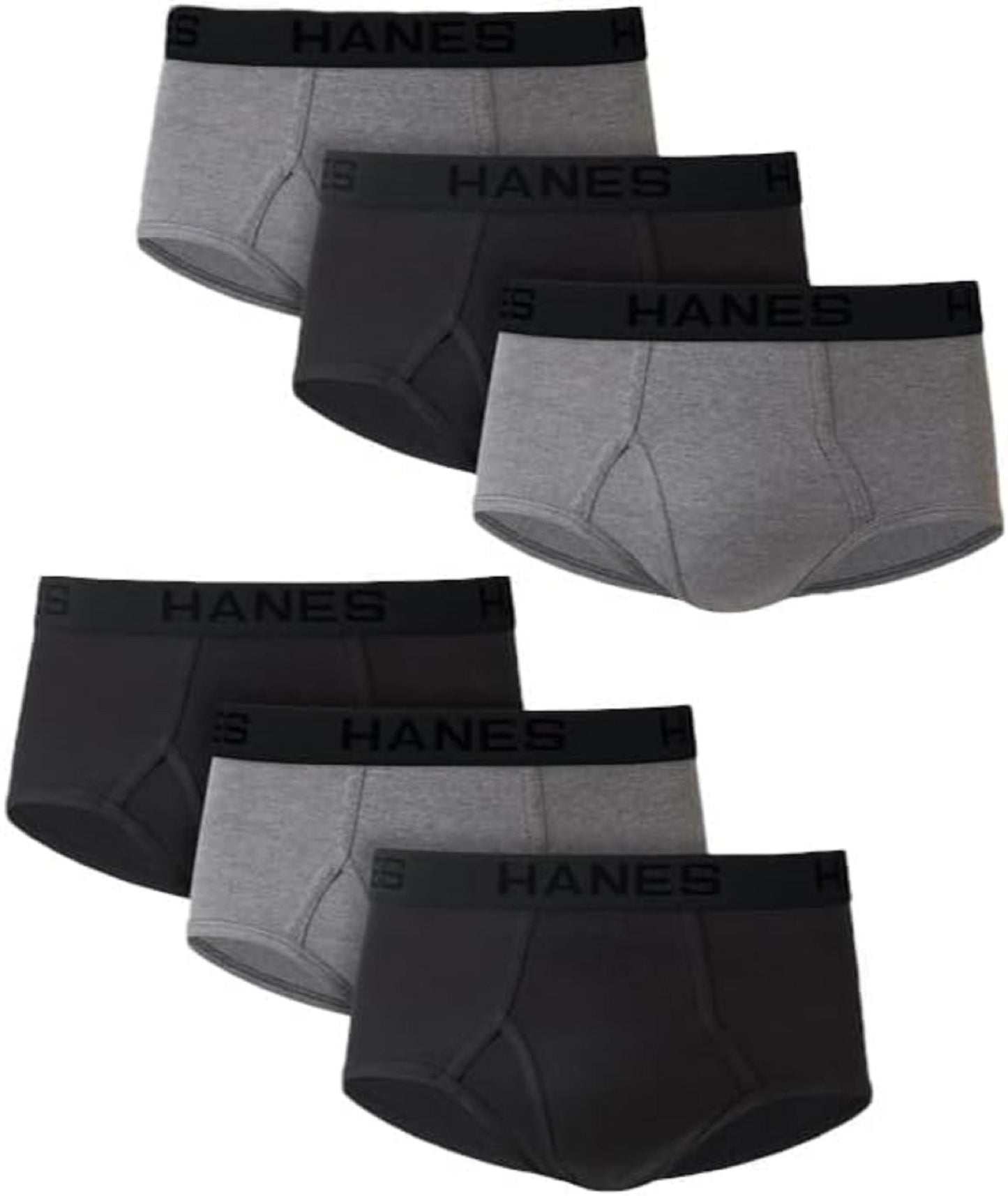 Hanes Ultimate Men's 6-Pack Classics Full-Cut Brief, Assorted, X-Large