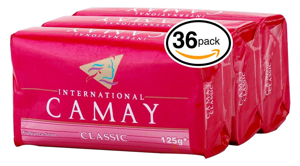 Camay CLASSIC Softly Scented Bar Soap (PACK OF 36) All-in-one exfoliating and moisturizing soap Leaves Skin Smooth & Radian! Great for Hands, Face & Body! (36 Bars, 4.4oz Each Bar)