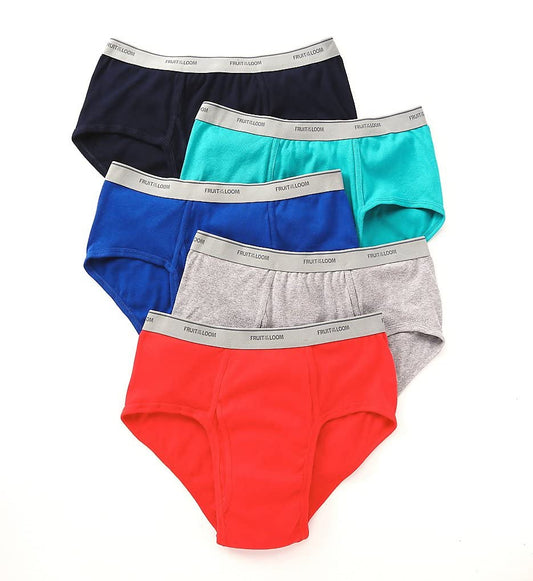 Fruit of the Loom Men's Fashion Briefs - Colors May Vary, Assorted, Fashion,X-Large(Pack of 5)