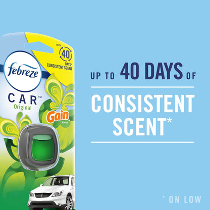Febreze Car Vent Clips Linen and Sky Air Freshener, 0.04 Pound