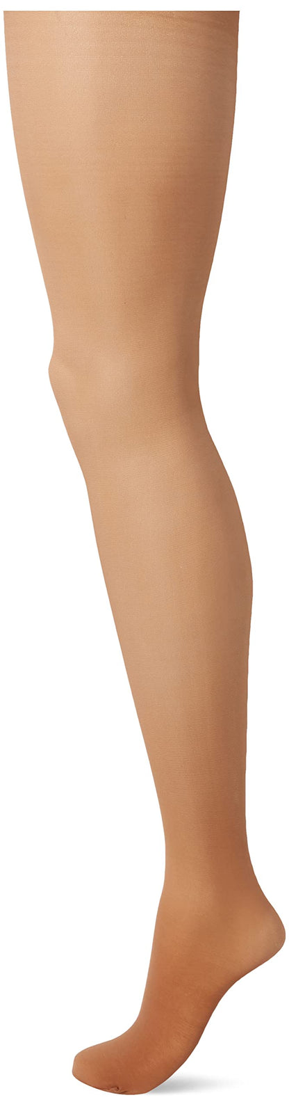L'eggs Women's Energy Standard-Panty Sheer Toe Nylon Pantyhose, Suntan, Queen