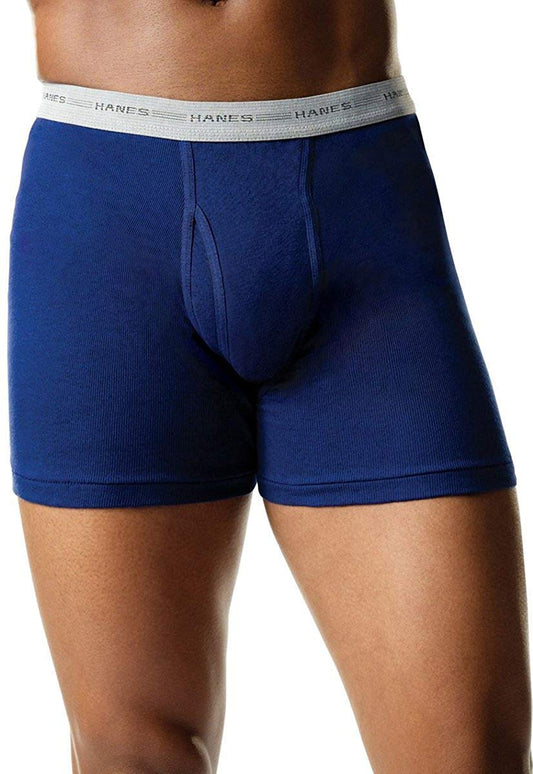 Hanes Men's 5-Pack Boxer Brief (Small, Assorted Exposed)
