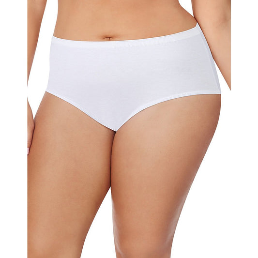 Just My Size Cotton TAGLESS® Brief Panties 5-Pack, Basic Assortment
