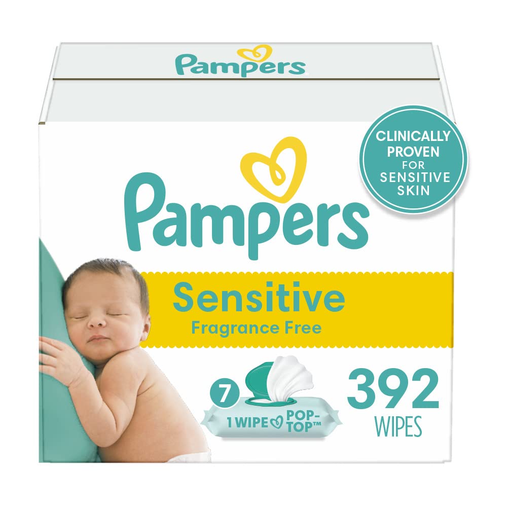 pampers sensitive baby wipes 864 ct OLD