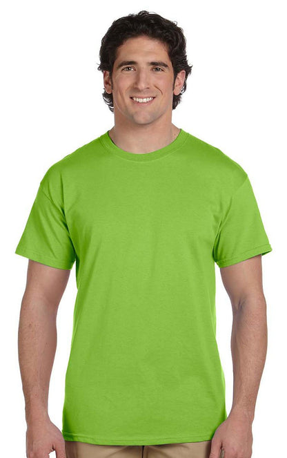 Hanes 5.2 oz., 50/50 ComfortBlend EcoSmart T-Shirt, 2XL, LIME