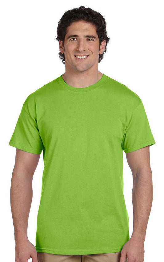 Hanes 5.2 oz., 50/50 ComfortBlend EcoSmart T-Shirt, 2XL, LIME