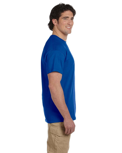 Fruit of the Loom 5 oz., 100% Heavy Cotton HD T-Shirt, 3XL, ROYAL