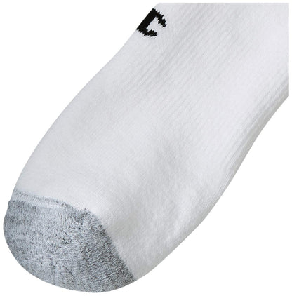 Champion Men's 6Pack Black & White No-Show Athletic Low Cut Socks, Shoe 6-12