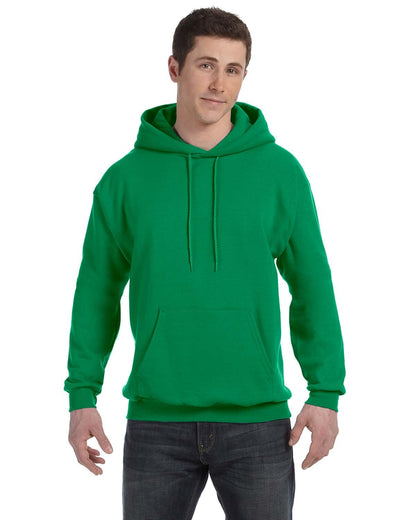 Hanes Adult Comfortblend Ecosmart Hooded Pullover Fleece, Kelly, X-Large