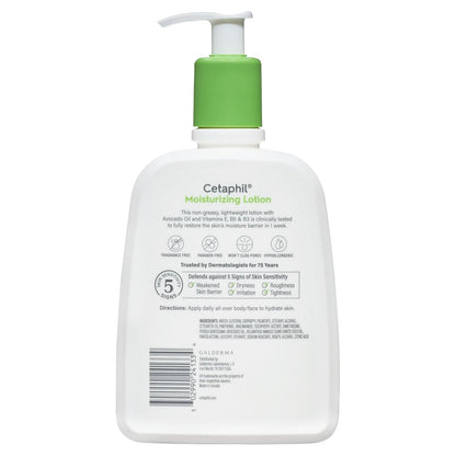 Cetaphil Moisturizing Lotion, All Skin Types, 16 Fl Oz