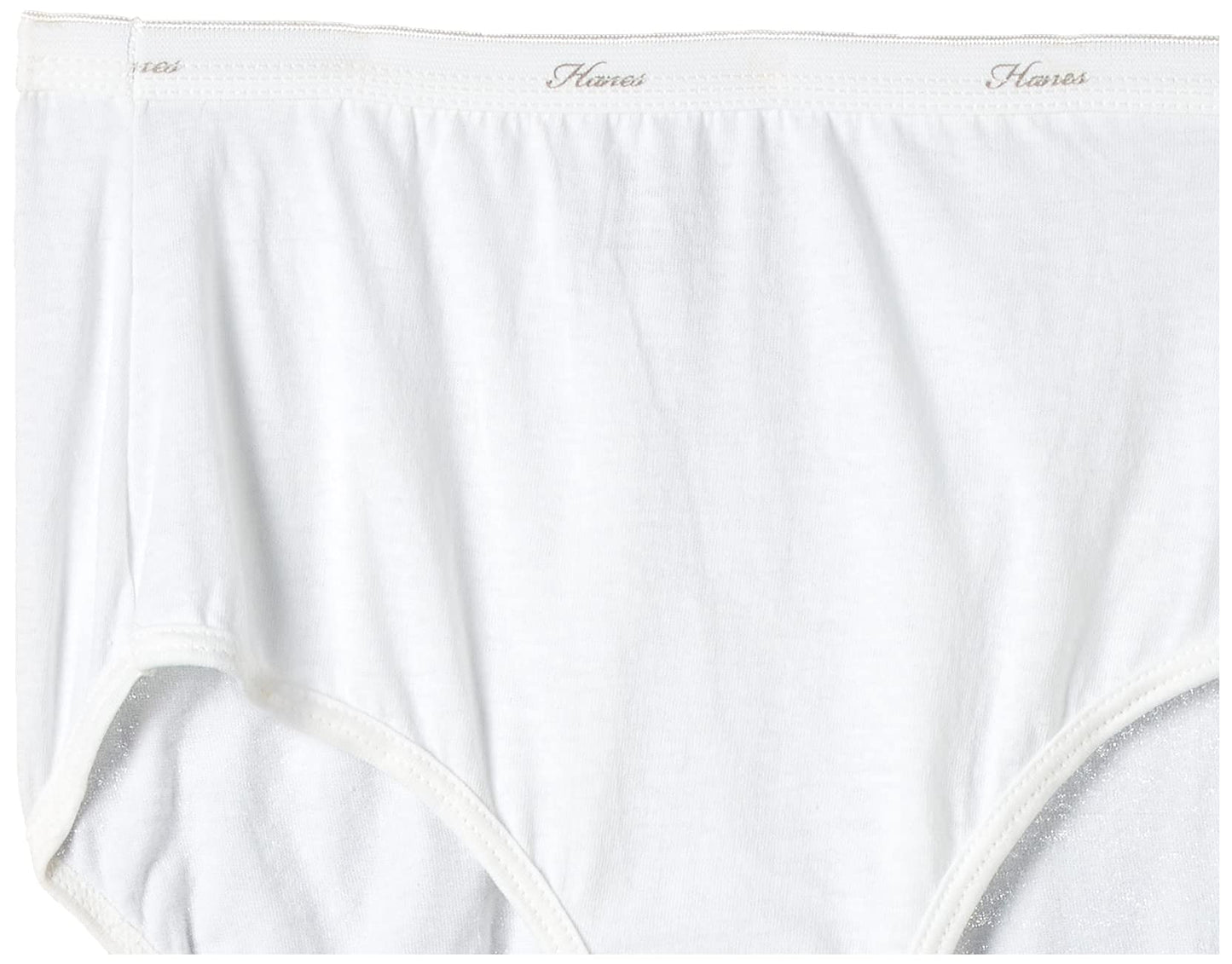 Hanes Women's Cotton Briefs 6 Pack (11, White)