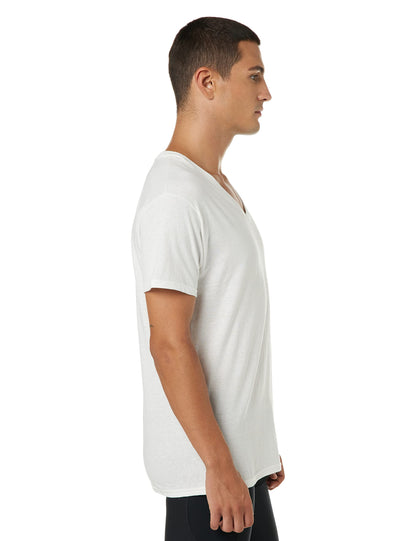 Hanes Men's 3-Pack V-Neck T-Shirt (XX-Large Tall, White)