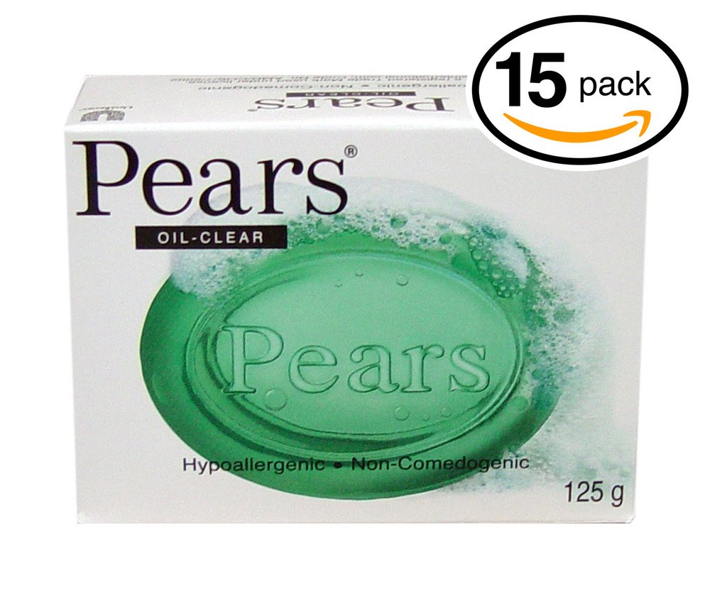 (PACK OF 15 BARS) Pears Transparent Soap LEMON FLOWER EXTRACT. Maintains the Skin's Natural Oils While Deep Cleaning! Great for Hands, Face & Body! (15 Bars, 4.4oz Each Bar)