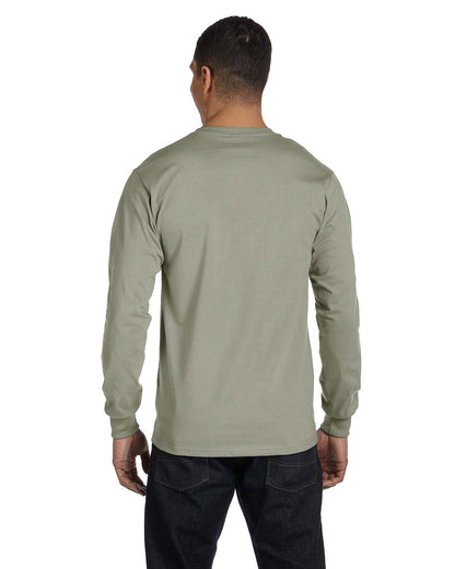 Hanes mens 5186 fashion t shirts, Stonewash Green, Large US
