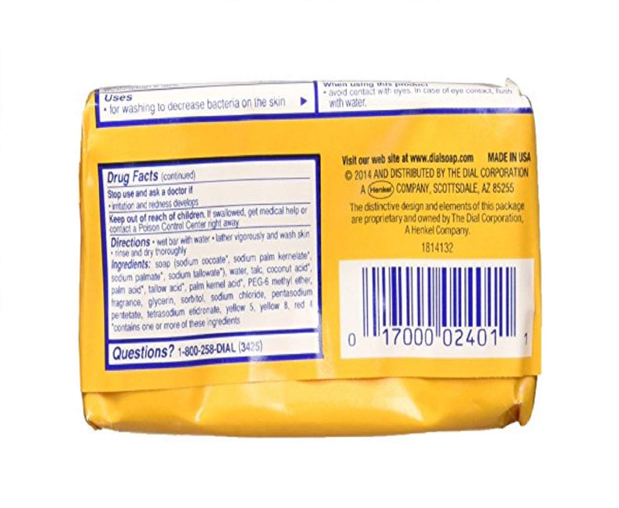 Dial Gold bar Soap (20/4 Oz Net Wt 80 Oz), ()