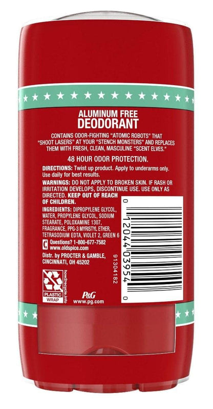 Old Spice Deodorant 3 Ounce Pure Sport Value Two At Once (88ml) (3 Pack)