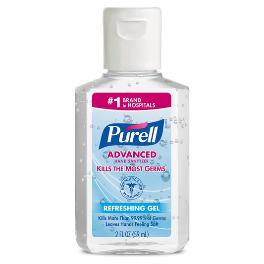 Purell Advanced Hand Sanitizer Refreshing Gel 2 oz (Pack of 6)