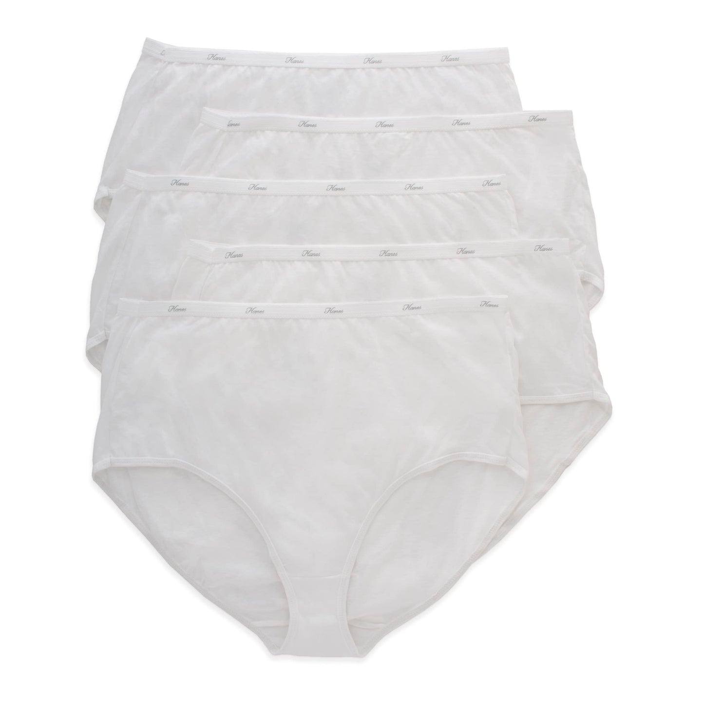 Hanes Women's Panties Pack, 100% Cotton Underwear, Moisture-Wicking Underwear, Ultra-Soft and Breathable, Tagless Multipack