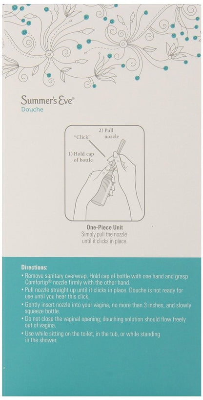 (Pack of 4 Bottles) Summer's Eve Fresh Scent Douche Vinegar & Water, Feminine Wash, 4.5oz Bottles. PH Balanced, Naturally Inspired, & Gynecologist Tested (Pack of 4 Bottles, 4.5oz Each Bottle)