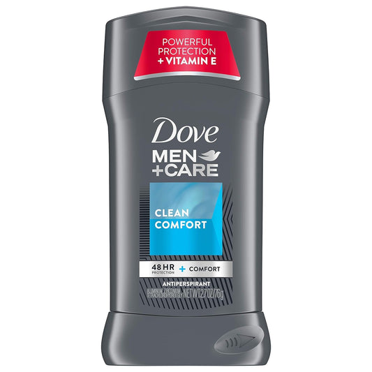 Dove Men+Care Antiperspirant Deodorant Stick Clean Comfort 2.7 oz (Pack of 8)