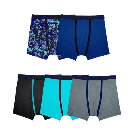 Fruit of the Loom Boys Boxer Briefs Solids and Prints (US, Alpha, Small, Regular, MultiColor)