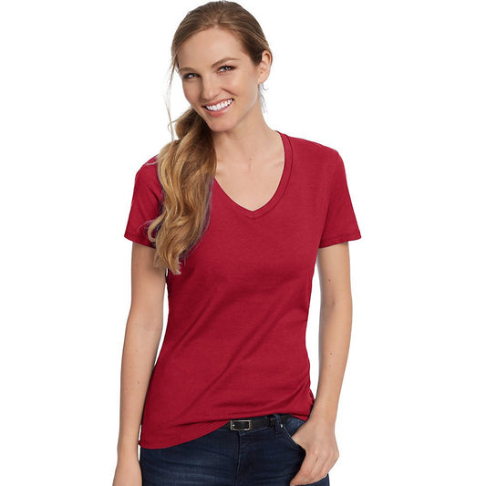 Hanes Women's Nano-T V-Neck T-Shirt