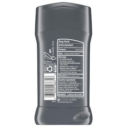 Dove Men+Care Antiperspirant Deodorant Stick Clean Comfort 2.7 oz (Pack of 8)