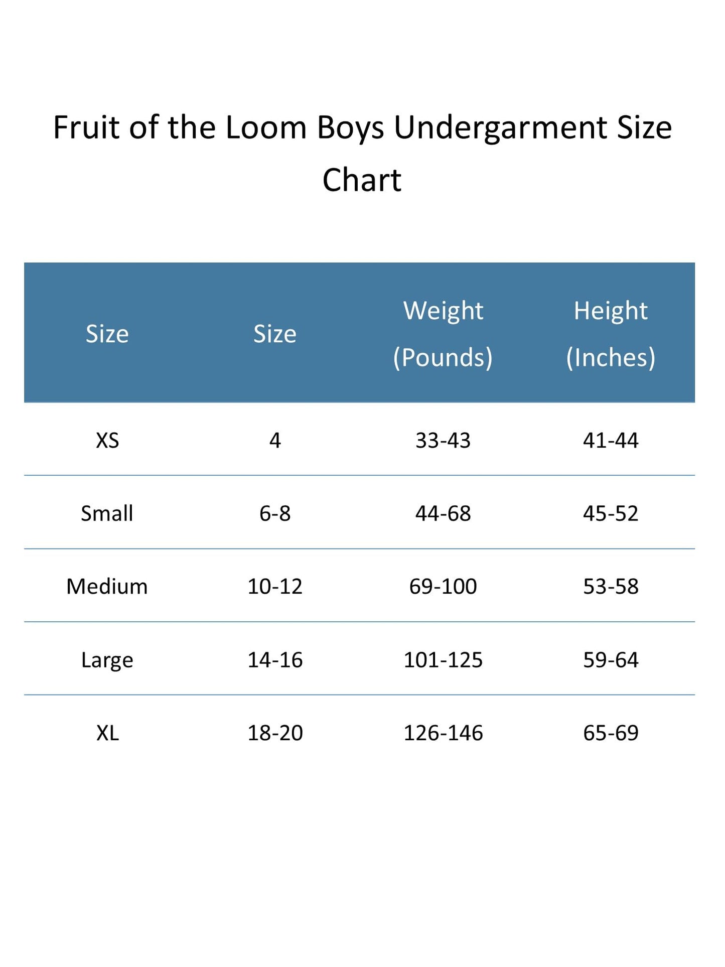 Fruit of The Loom Boy's Tank Top a Shirts 5 Pack White Size Medium