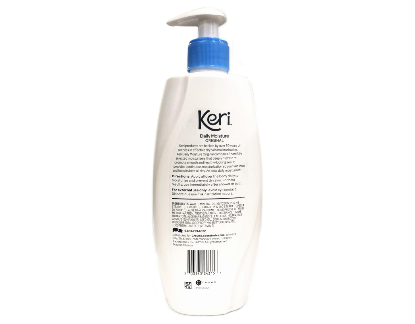 Keri Whole Body Therapy Daily Moisture, Original, 15 Ounce, (Pack of 4)