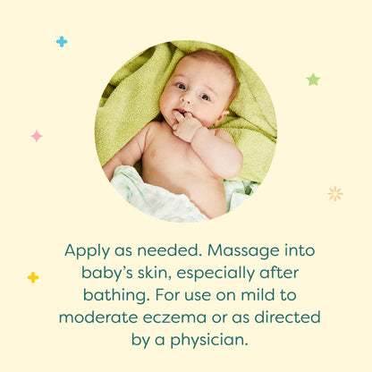 Babyganics Eczema Lotion, Fragrance Free, 8oz, Packaging May Vary