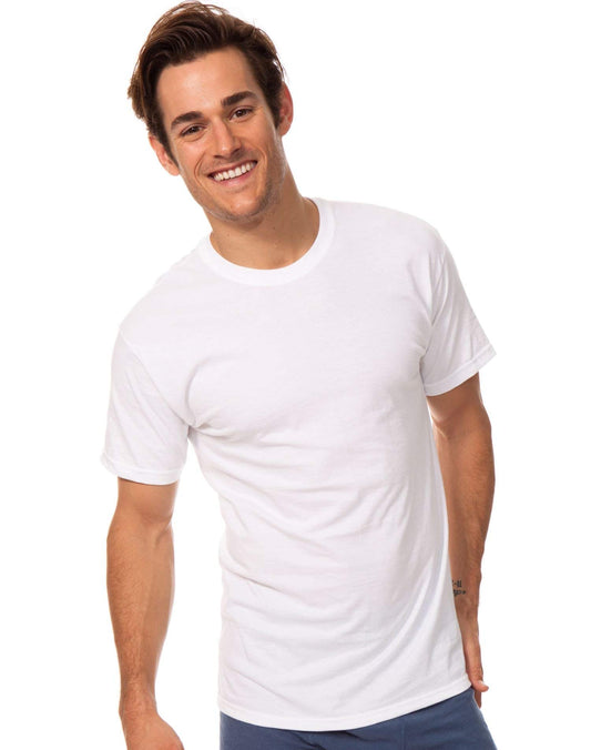 Hanes Classics Crew Neck T Shirt, XL-White