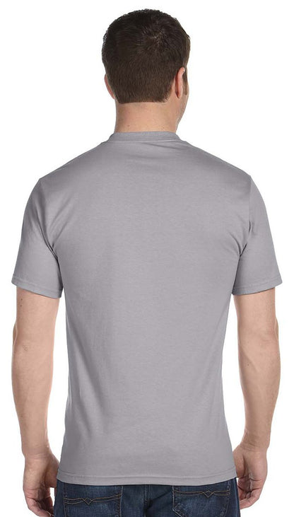 Hanes Beefy-T Adult Short-Sleeve T-Shirt 5180 Light Steel 5XL