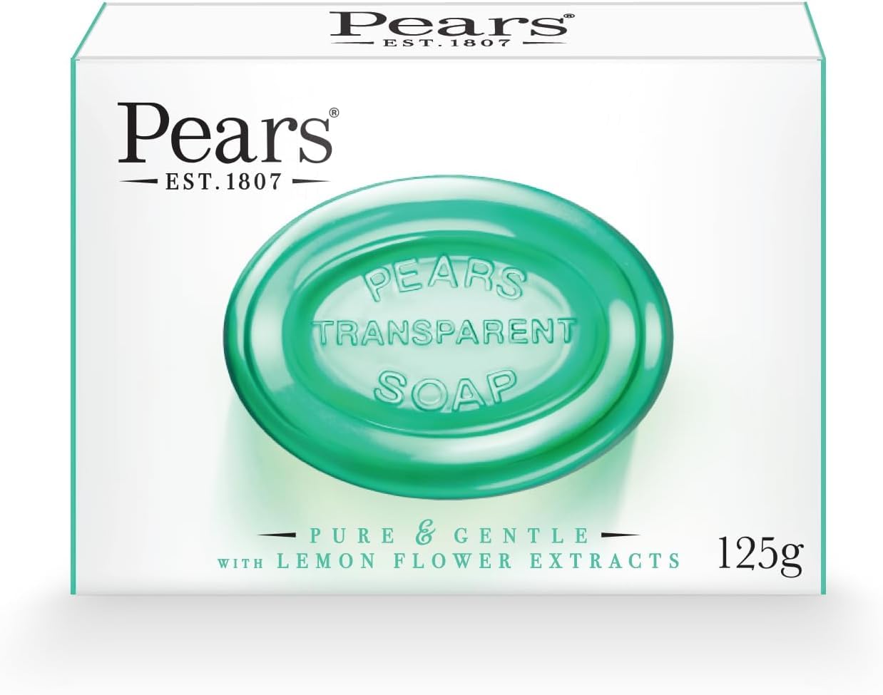 Pears Soap Oil Clear with Lemon Flower Extract, 4.4 oz