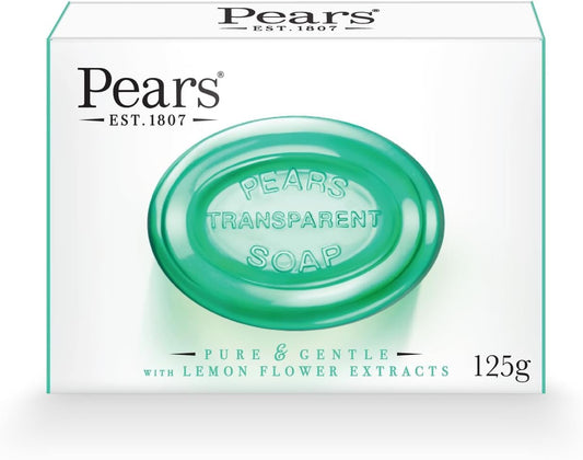 Pears Soap Oil Clear with Lemon Flower Extract, 4.4 oz