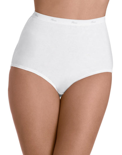 Hanes Women's Plus Cotton Brief 5-Pack 11 Assorted