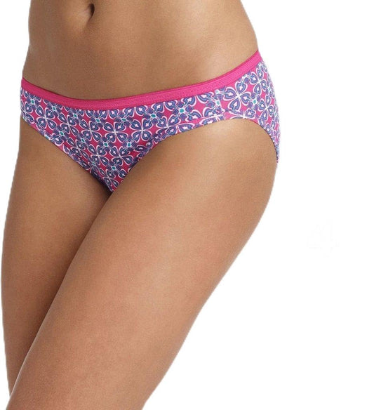 Hanes Women's 4Pack 100% Cotton Bikini Underwear Ladies Panties, Assorted 5