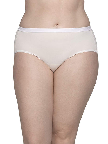 Fruit of the Loom womens Microfiber Panties (Regular & Plus Size) Underwear, Plus Size Brief - 6 Pack Assorted, 9 US